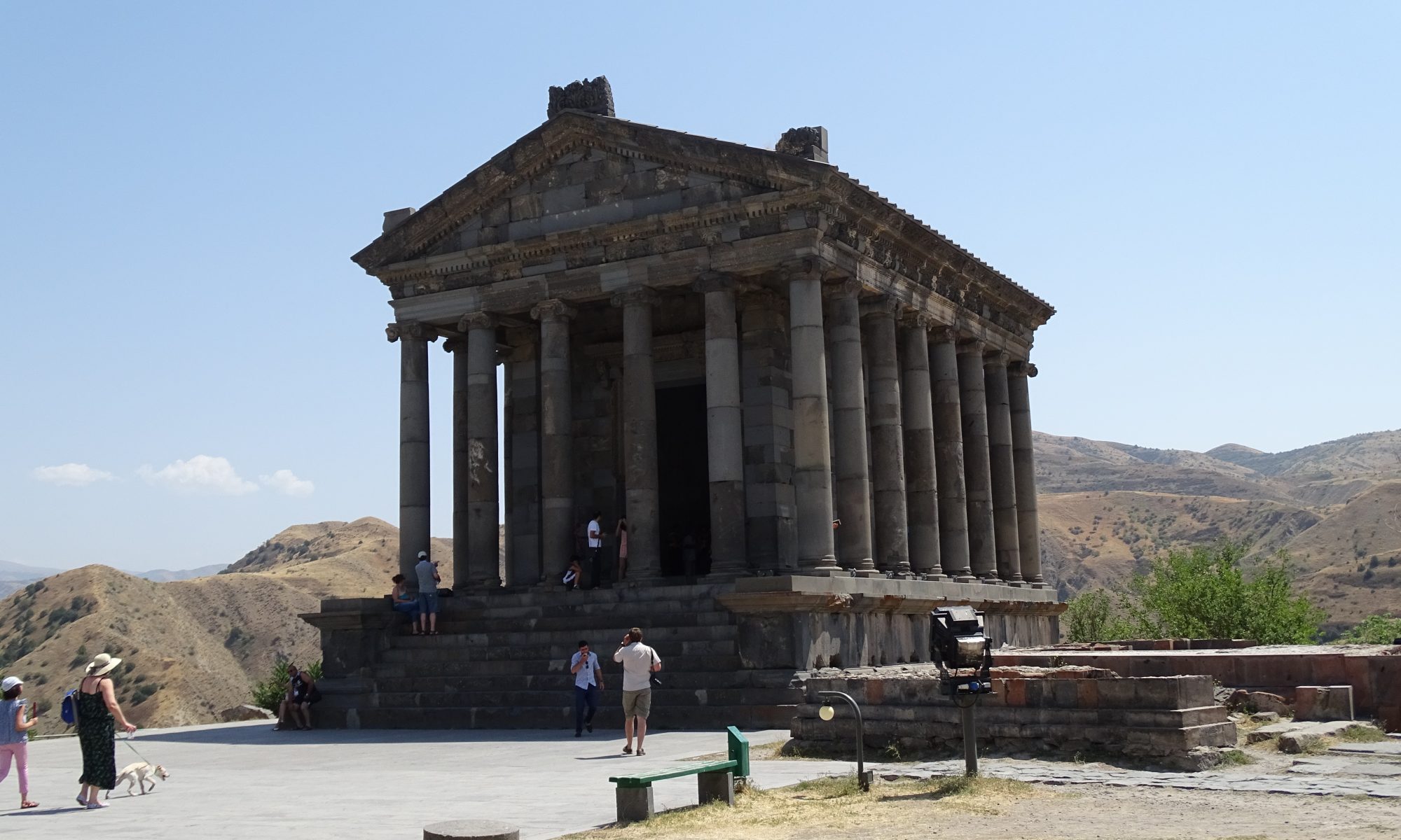Armenia -- Garni pagan temple in Kotayk regions, undated